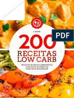 E-book Receitas Low Carb