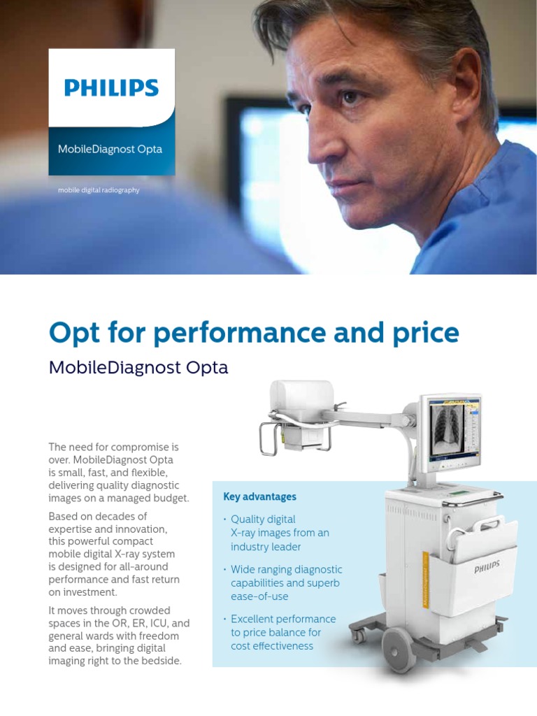 Opt For Performance and Price: Mobilediagnost Opta | PDF | Radiography ...