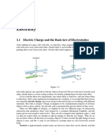 Electricity: 1.1 Electric Charge and The Basic Law of Electrostatics