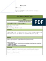 Modelo Plano de Aula - Sequenciamento Didático