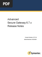 Advanced Secure Gateway 6.7.x Release Notes: Current Version: 6.7.5.14 Guide Revision: 9/23/2021