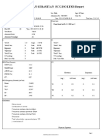 Clinica San Sebastian Ecg Holter Report: Print Time:2021-10-26 09:57:21