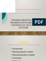 Pharmacokinetics Pharmacodynamics of Controlled Release Systems