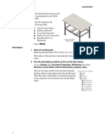 Exercise 1: Weld Table Cut List