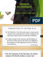 Business Environment: Topic-3 Five Year Plan