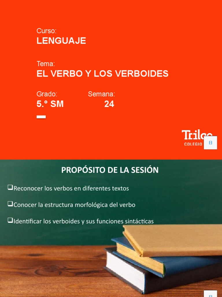 Verbos y Verboides para 5° Grado | PDF | Verbo | Morfología
