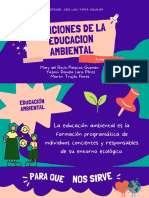 Funciones de La Educacion Ambiental: Mary Del Rocío Palacios Guzmán Yazmin Daniela Lara Pérez Martin Trujillo Flores