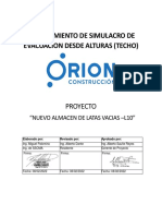 Procedimiento de Simulacro de Evacuacion Desde Altura - Linea 10