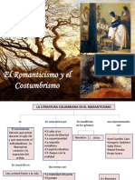 Diapositivas Del Romanticismo, Costumbrismo y Modernismo