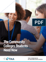 The Community Colleges Students Need Now: KEY Takeaways