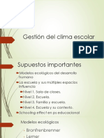 Gestion Del Clima Escolar