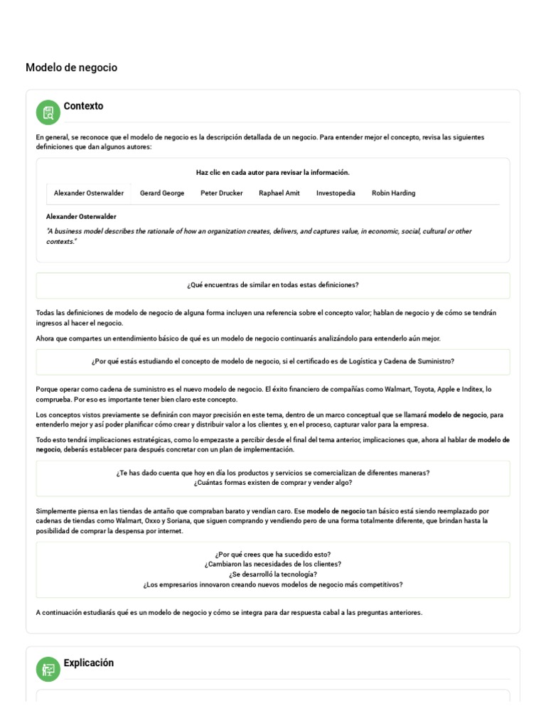 Modelo de Negocio | PDF | Modelo de negocio | Business
