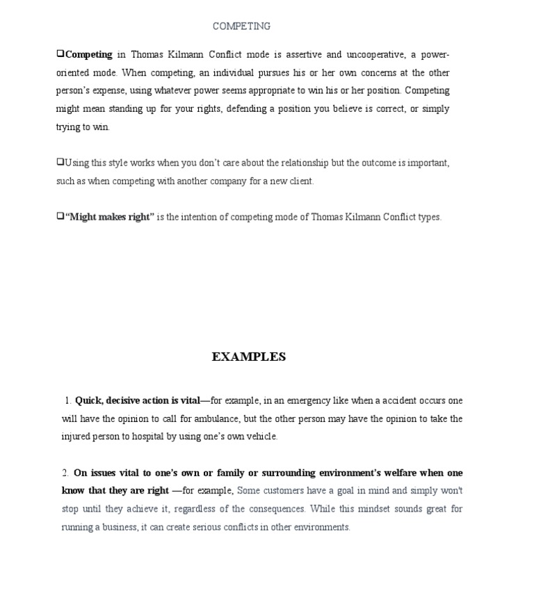 Competing | PDF | Career & Growth