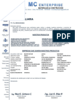 HPC Inmobiliaria, Carta de Presentacion - MC Enterprise