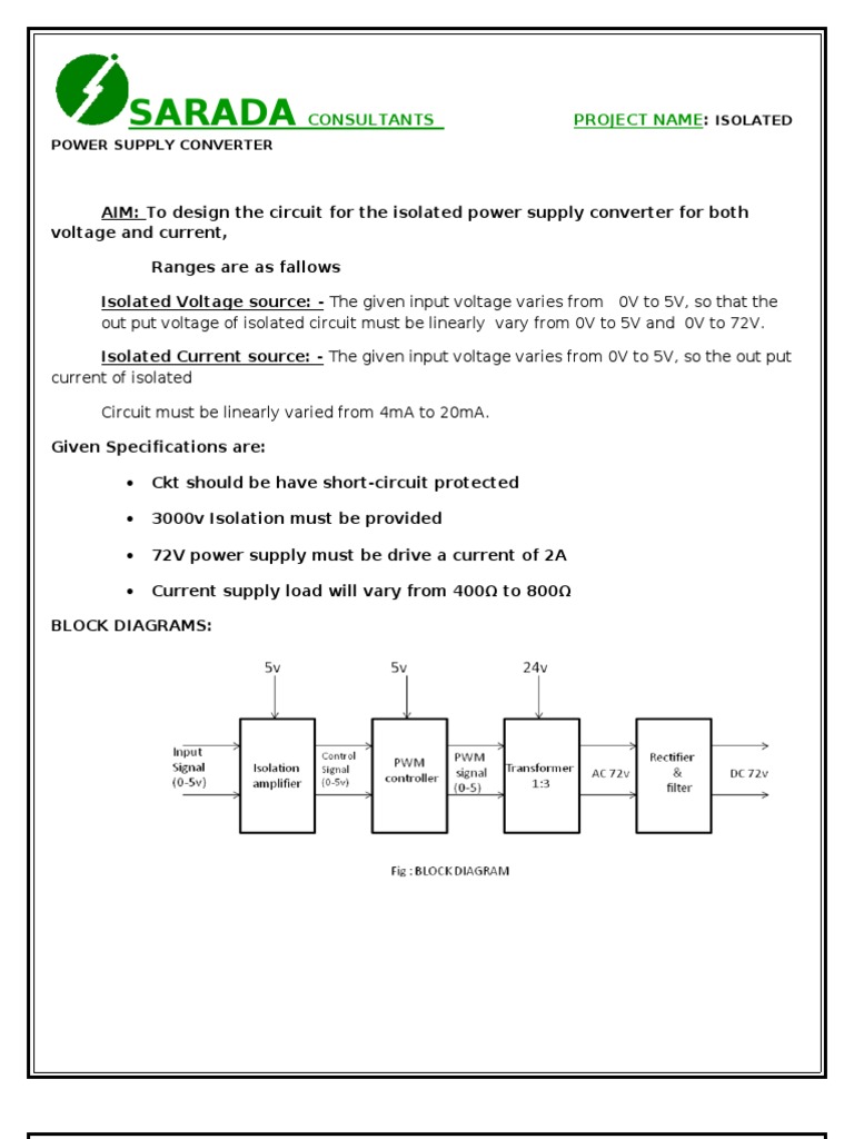 Isolated Power Supply Design Guide | PDF | Power Supply | Amplifier