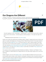 Our Dragons Are Different - TV Tropes