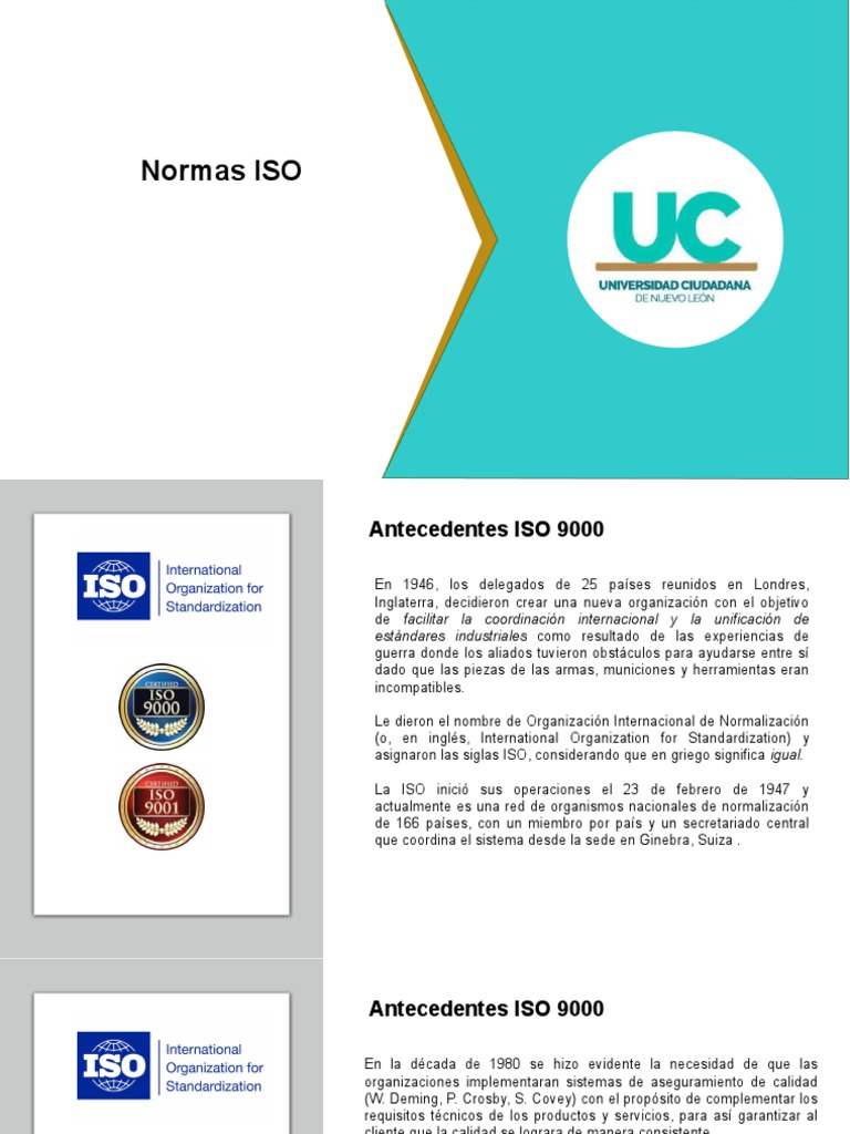 Norma ISO 9001 | PDF | Iso 9000 | Calidad (comercial)
