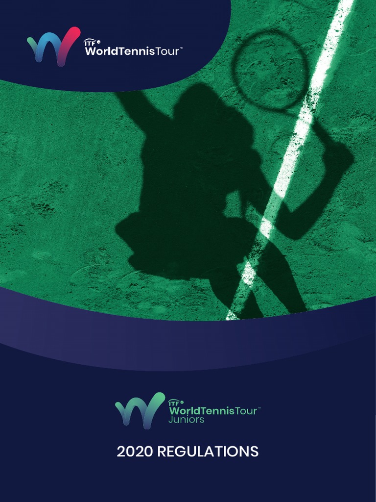 2020 Itf World Tennis Tour Juniors Regulations PDF Adjudication