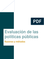 Evaluación de Las Políticas Públicas
