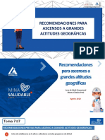 Recomendaciones Ascensos Grandes Altitudes Geográficas Toromocho MCP