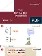 Session 7 - HAVE-HAS As Possession