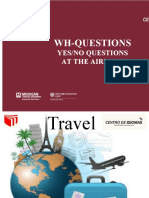 Wh-Questions: Yes/No Questions at The Airport
