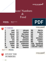 Session 11 Prices Numbers Food