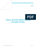 AIR-AP2802i-A-k9 LAN ACCESS POINT USO INTERIOR