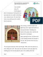 The Princess and the Pea comprehension worksheet