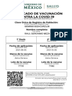 Certificado Vacuna Raul