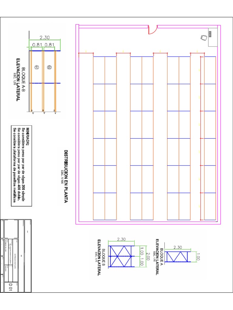 Plano de Racks | PDF