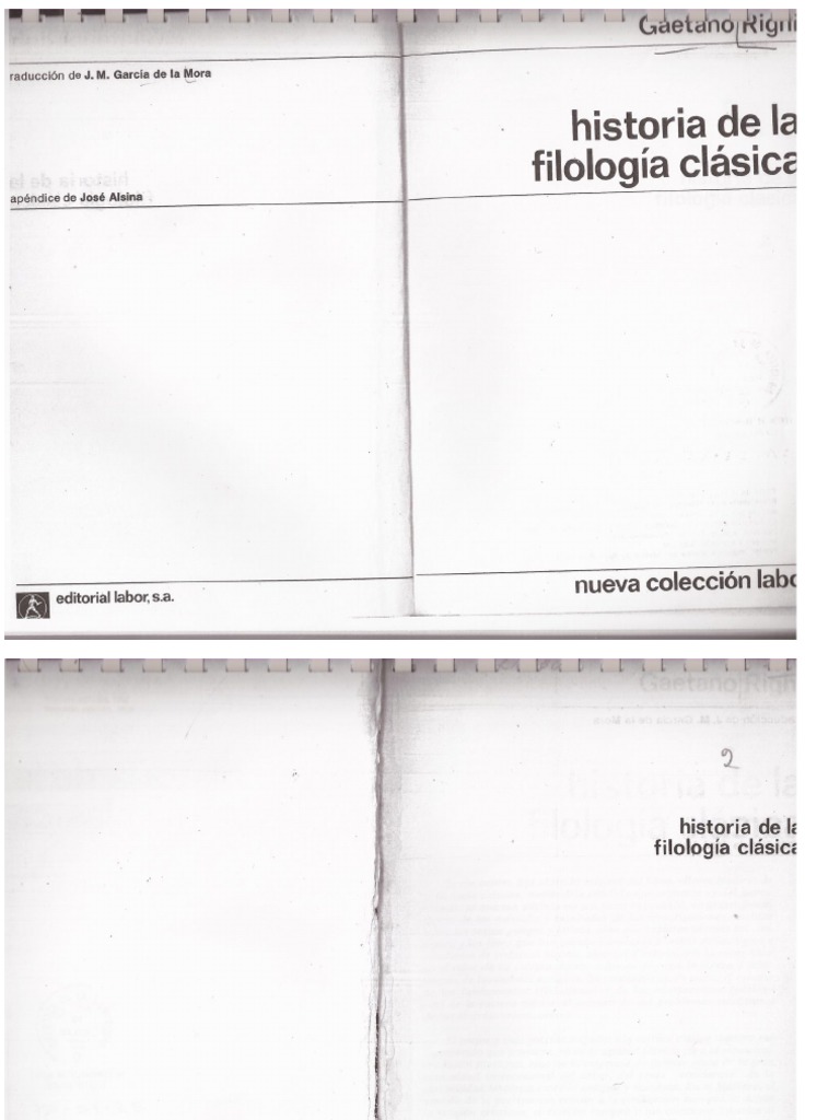 Lectura 3 - Historia de La Filología Clásica - Compressed | PDF