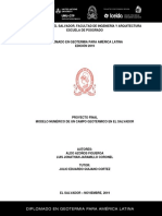 Alto - Modelo Numérico de Un Campo Geotérmico en El Salvador