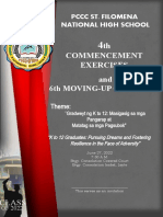 TH Commencement Exercises And: 6Th Moving-Up Ceremony