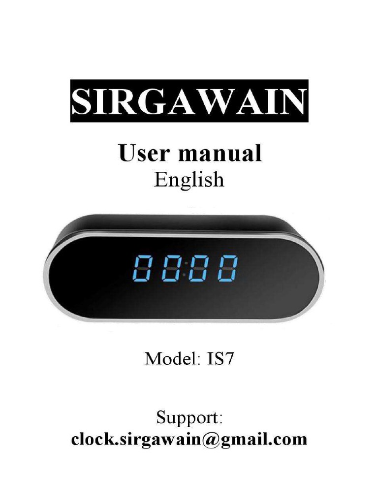 Clock Usermanual Pdf