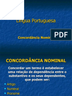 Concordância Nominal