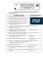 PRÁCTICA CALIFICADA - CLASIFICACIÓN DE LA PROPOSICIÓN LÓGICA-Aroon 4A