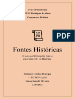 O Que São Fontes Históricas