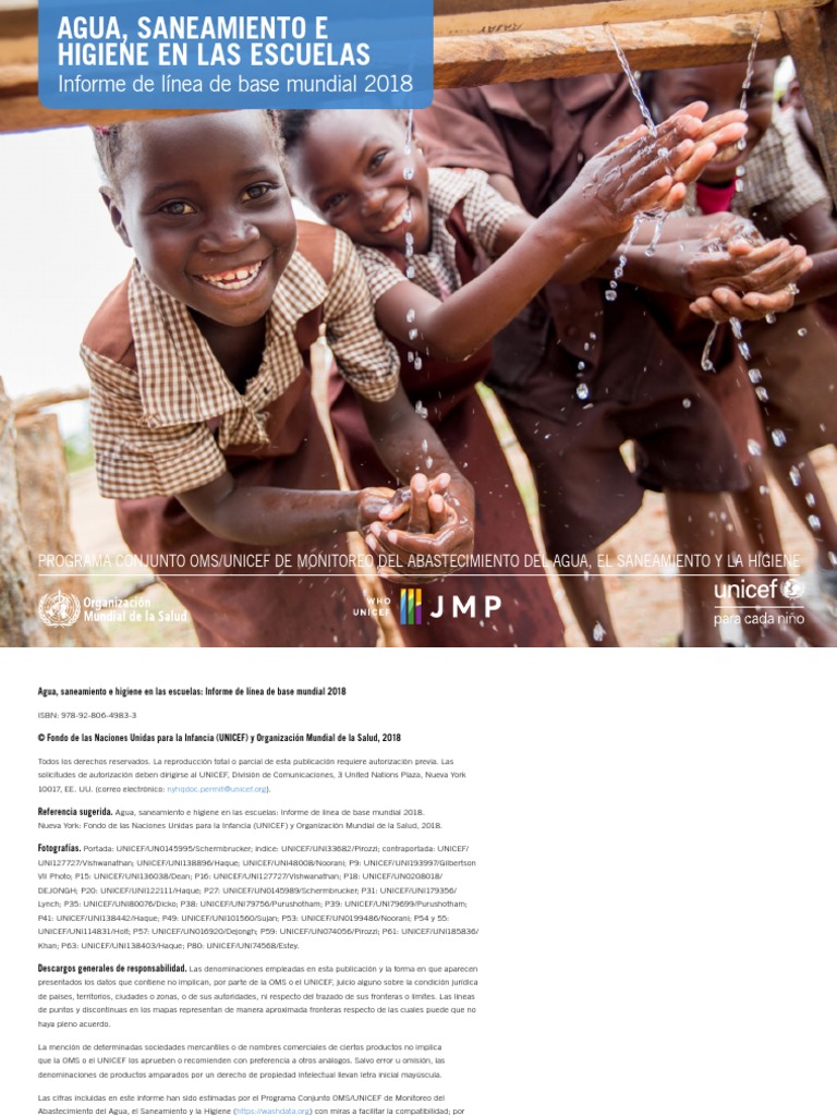 JMP WASH in SchoolsSP v3 WEB Final PDF Lavar Higiene