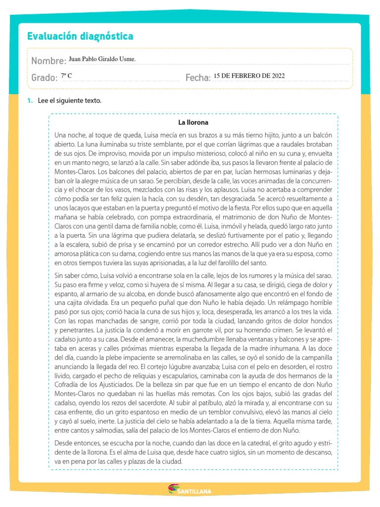 Actividad Séptimo Resuelto Pdf