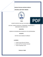 Constitución de Una Sac Con Directorio