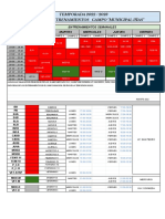 Horario Entrenamientos 2022-2023 - Agosto 2022 - Ok