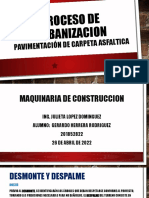 Proceso de Urbanizacion