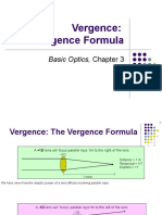 Vergence: The Vergence Formula: Basic Optics, Chapter 3