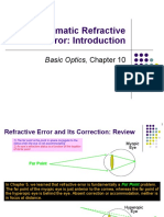 Astigmatic Refractive Error: Introduction: Basic Optics, Chapter 10