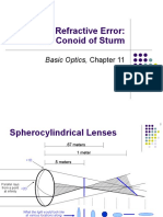 Astigmatic Refractive Error: The Conoid of Sturm: Basic Optics, Chapter 11