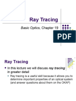 Ray Tracing: Basic Optics, Chapter 19