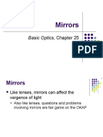 Mirrors: Basic Optics, Chapter 25
