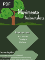 Movimentos Ambientalistas No Brasil - História e Reflexão | PDF ...