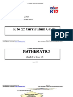 K To 12 Curriculum Guide: Republic of The Philippines Department of Education Deped Complex, Meralco Avenue Pasig City